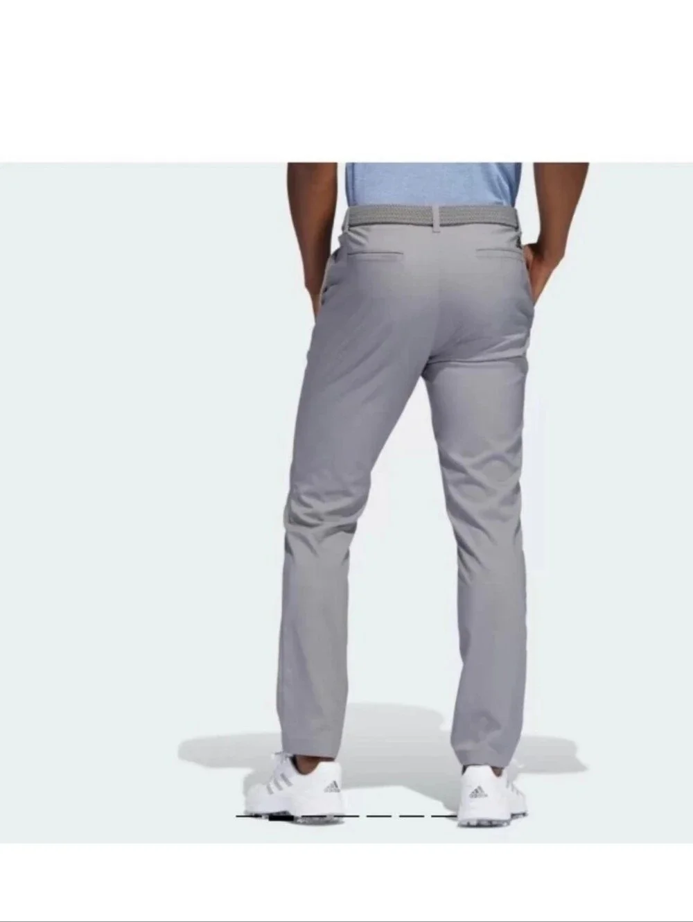 adidas Men's Light Gray Golf Pants